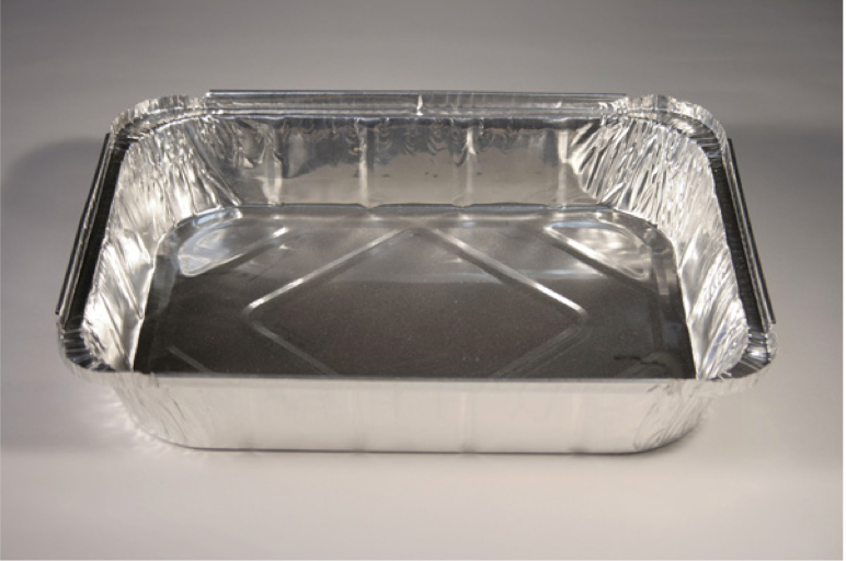 Barquettes rectangulaires en aluminium sans couvercles 3240 ml (400 unités)