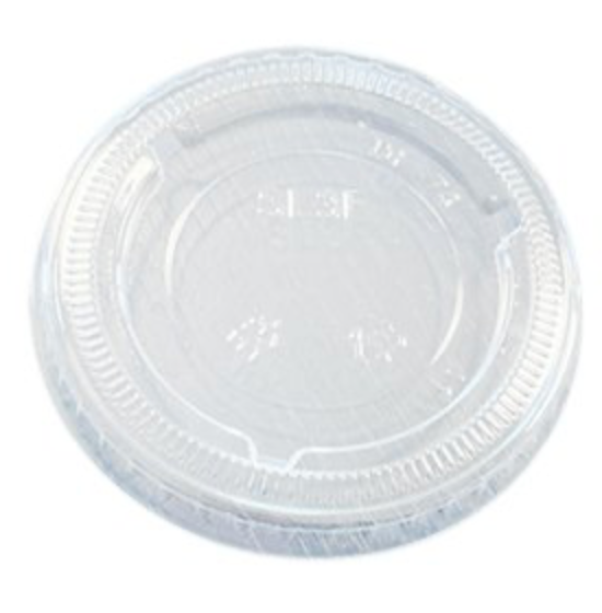 Couvercle de pots à sauce transparent 60 ml