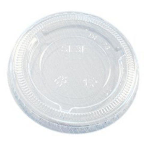 Couvercle de pots à sauce transparent 60 ml