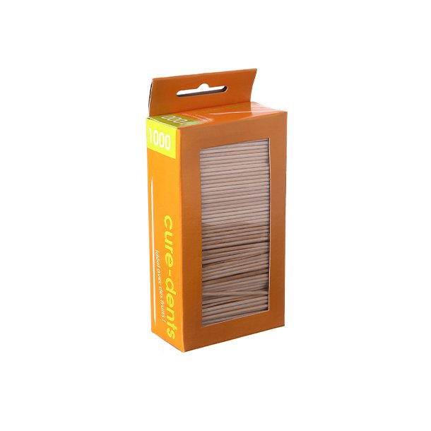 Cure-dents en bois 6,5 cm (20 000 unités)