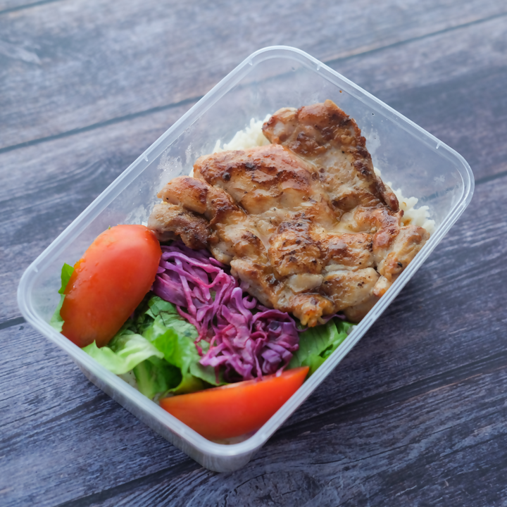 Barquette rectangulaire PP transparente 1000 mL avec couvercle (500 unités)