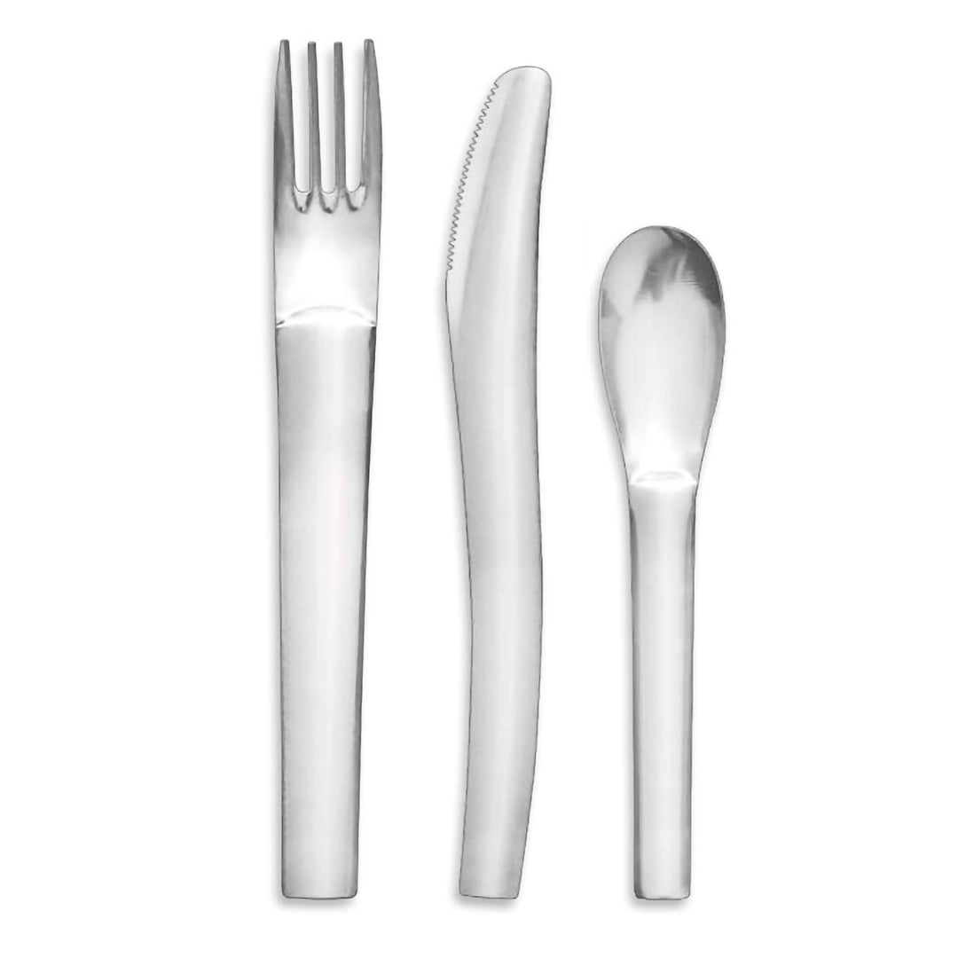 Kit couverts Inox 4 pièces dans sachet Kraft (250 unités)