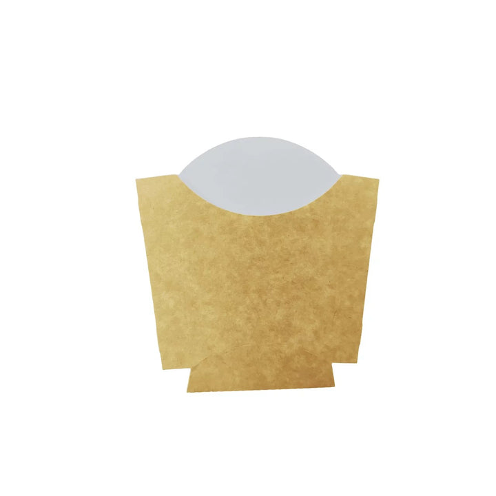Cornet pour frites en kraft 13,2x8,2x12,5cm (1000 unités)