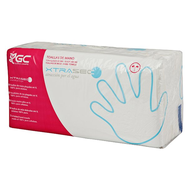 Essuies-main enchevêtré 22 x 21,5 cm blanc (3150 unité)