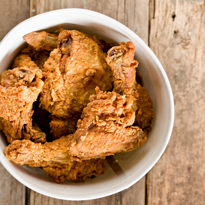 Bucket en carton blanc 64oz / 1800mL 16,8x13,9x12,3 avec couvercle (300 unités)