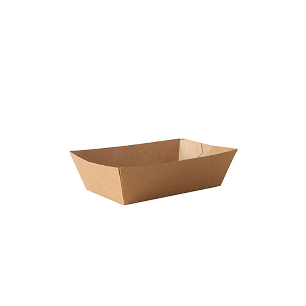 Barquette Snacking en Carton Kraft - 3 tailles