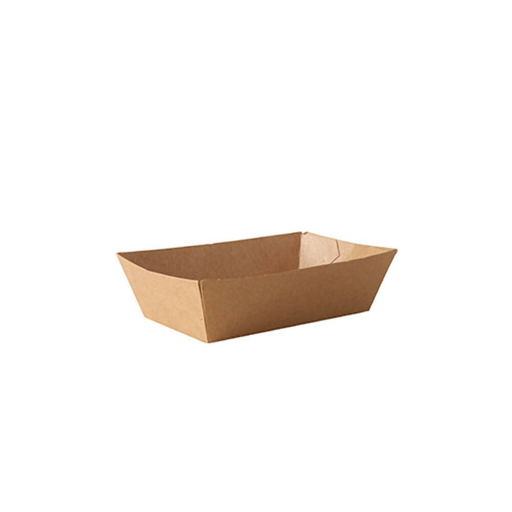 Barquette Snacking en Carton Kraft - 3 tailles