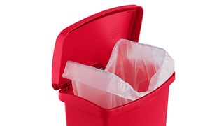 COLLECTEUR À PÉDALE SLIM JIM® 90 L ROUGE