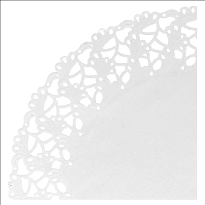 DENTELLES RONDES AJOURÉES 53 G/M2 Ø 27 CM BLANC PAPIER (250 UNITÉ)