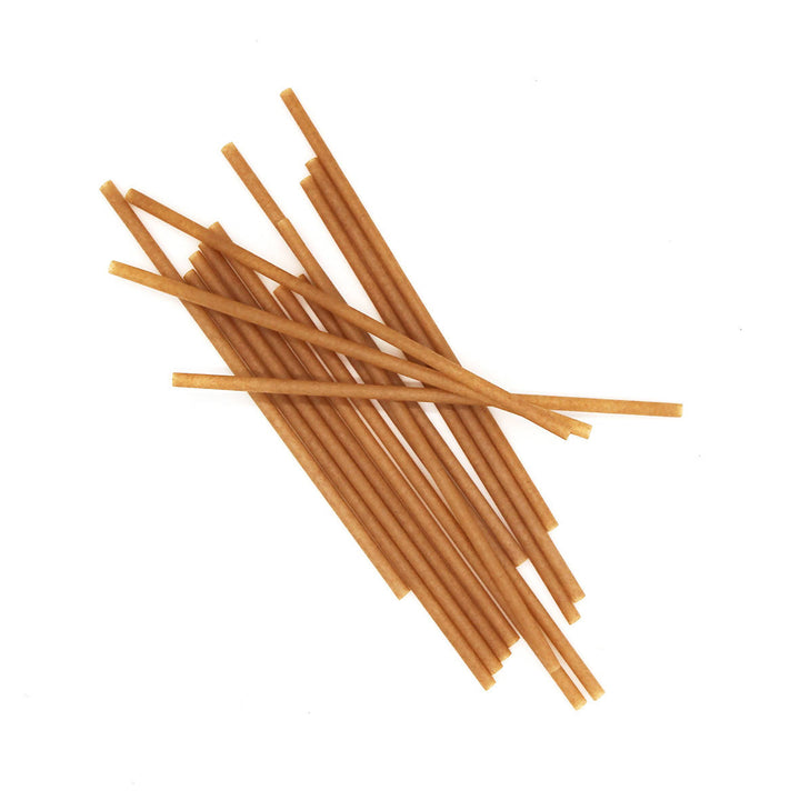 Pailles canne à sucre short drinks 6X140 mm