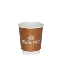 Gobelets carton sans plastique double paroi 25 cl / 8 oz personnalisés (1000 unités ou +)