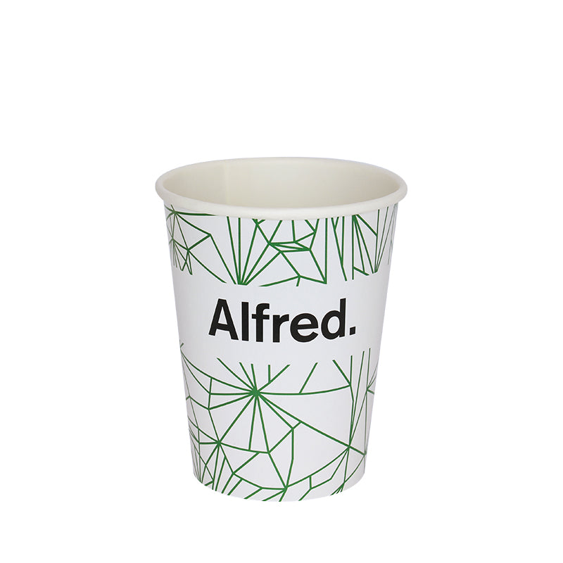 Gobelets carton sans plastique simple paroi 33 cl / 12 oz personnalisés 