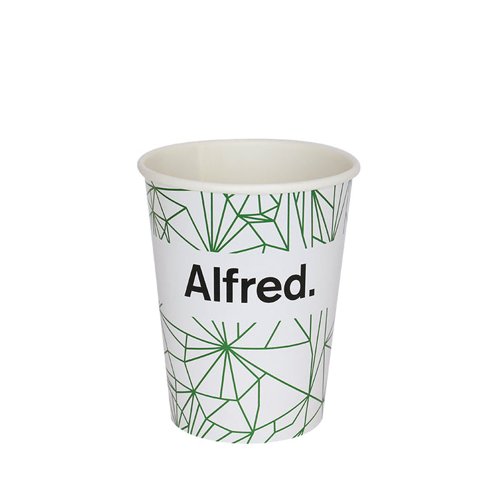 Gobelets carton sans plastique simple paroi 33 cl / 12 oz personnalisés 