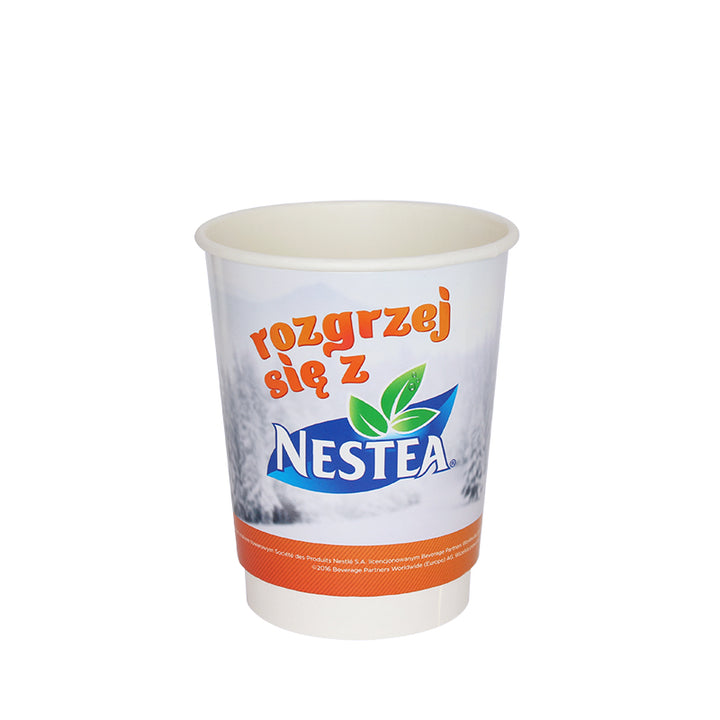 Gobelets carton double paroi 33 cl / 12 oz personnalisés 