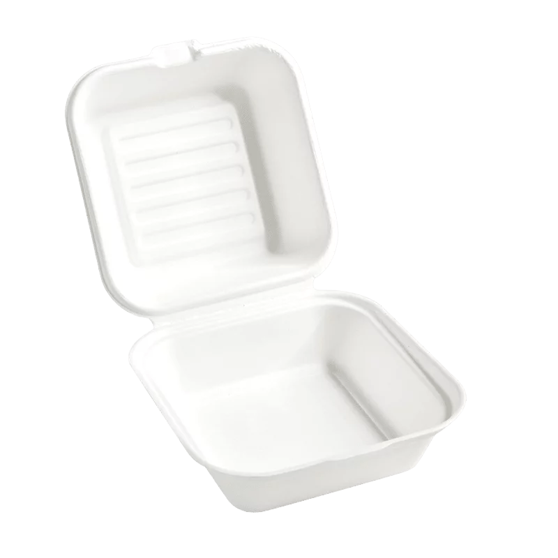 Boîte en pulpe de canne 15.5x15.2x7.8 cm (500 unités)