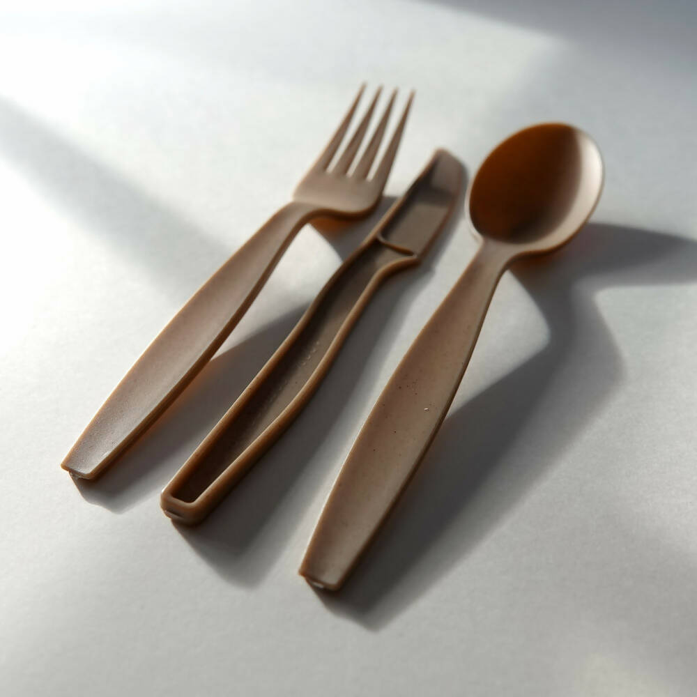 1000 Fourchettes réutilisables en fibre de canne à sucre