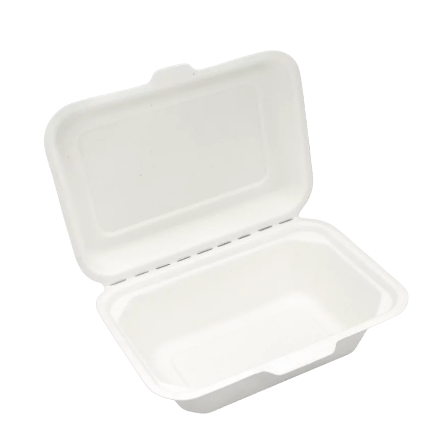 Boîte en pulpe de canne 18.3x13.5x6.5 cm (500 unités)