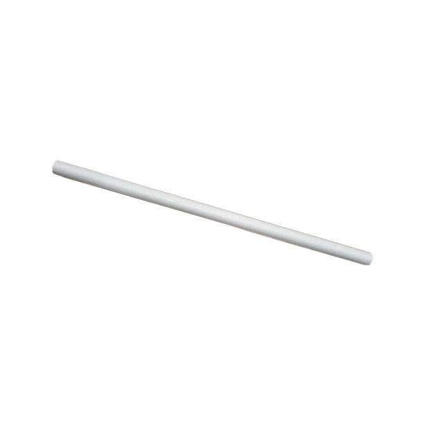 Paille 20 x 0,8 cm en carton blanc (250 unités)