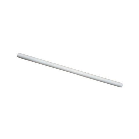 Paille 20 x 0,8 cm en carton blanc (250 unités)