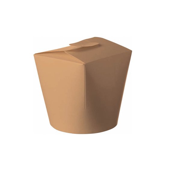 Pots à pâtes 480 ml en kraft Brun (500 unités)