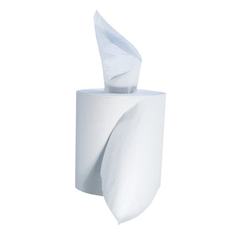 Rouleaux essuie - mains 26 x 20 cm en ouate blanche (6 unités)