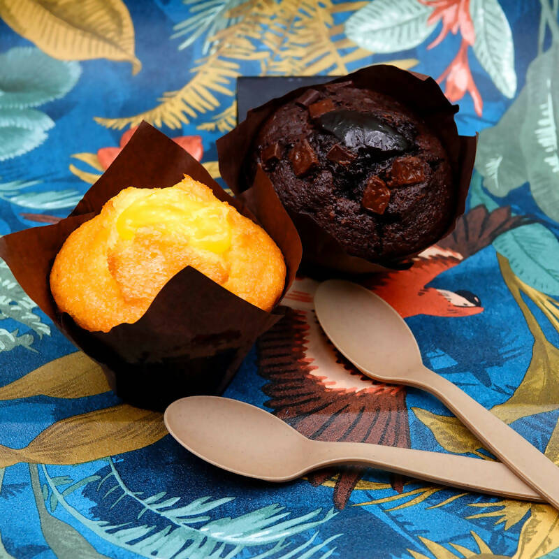 1000 Cuillères réutilisables en fibre de canne à sucre