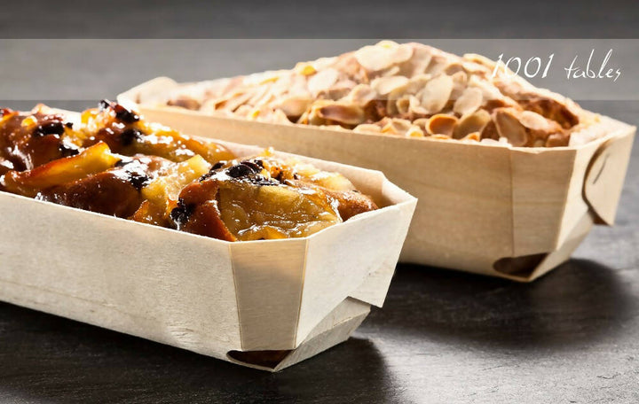 Barquette Cuisson en Bois - 350ml (200 UNITES)