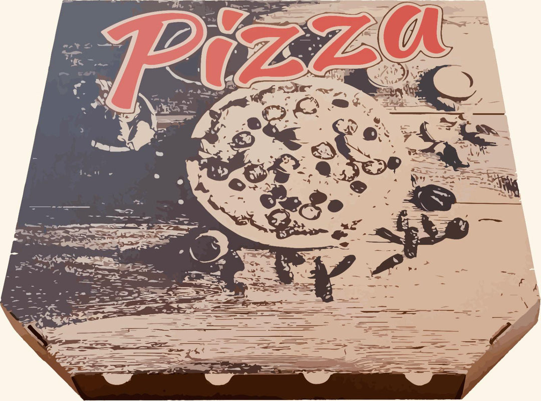Boîte à Pizza 40x40x3,5 Impression 2 couleurs 