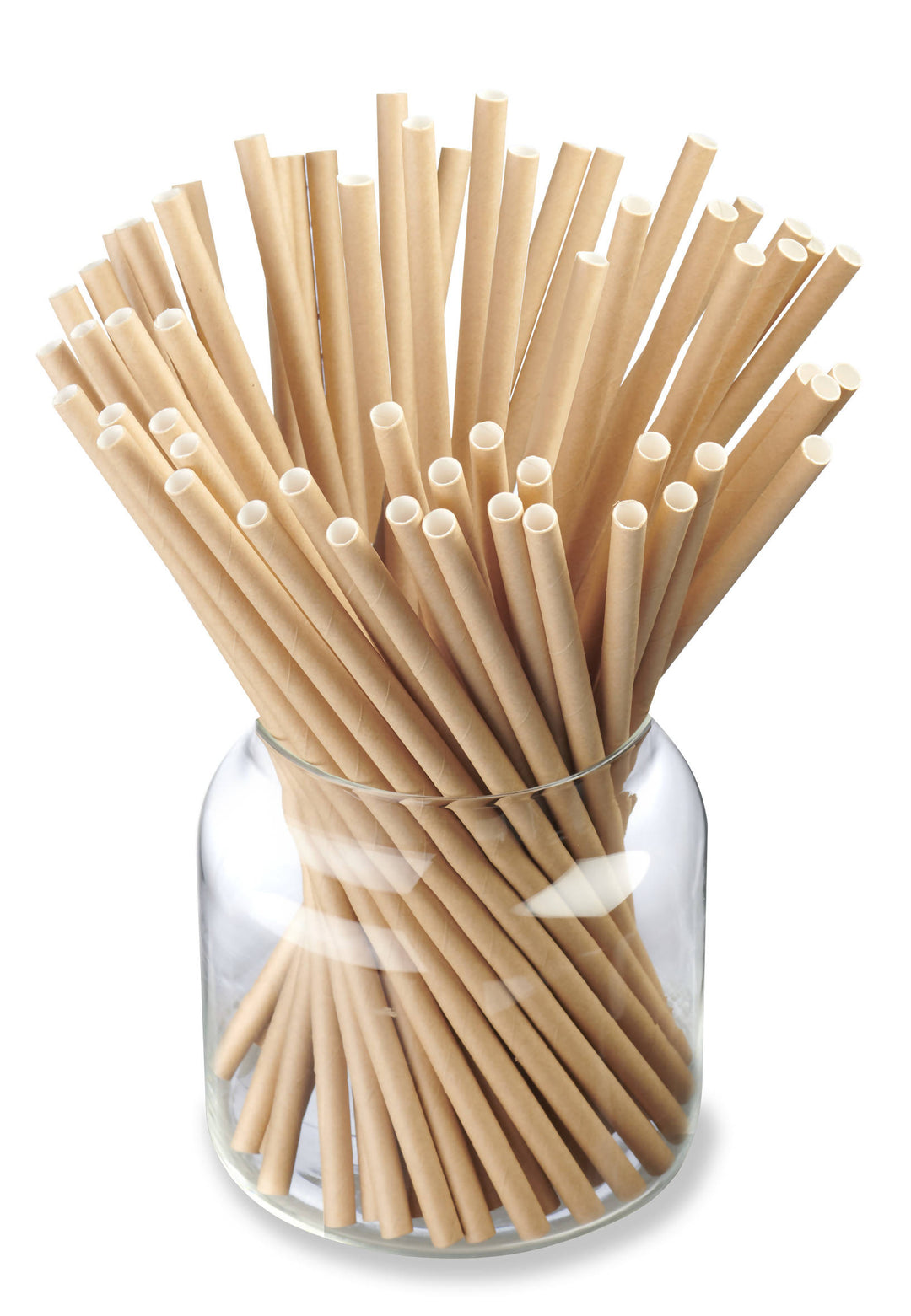 Pailles en carton kraft (500 unités)