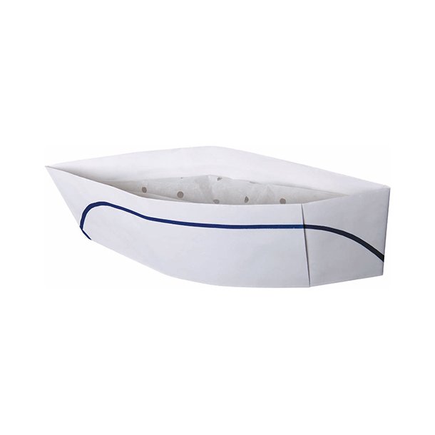 Calot en papier blanc 56 - 64 cm