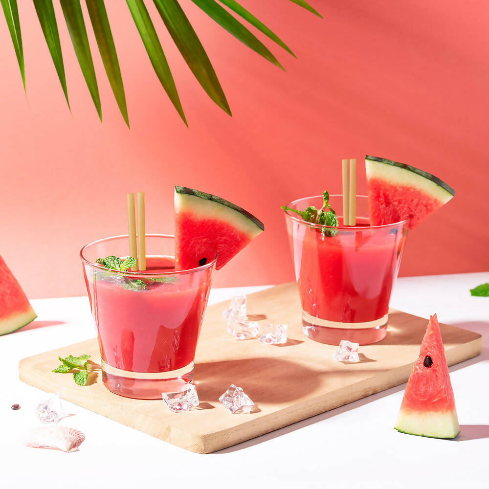 Boite de 850 pailles en fibre de canne à sucre 14cms x 6mm - taille mini