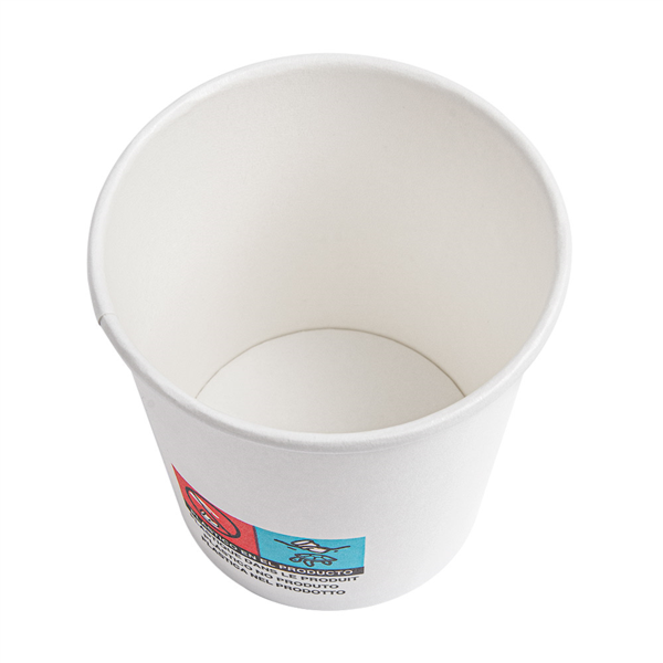Gobelets carton blancs 10-12 cl / 4 oz - 185 + 15 g/m²