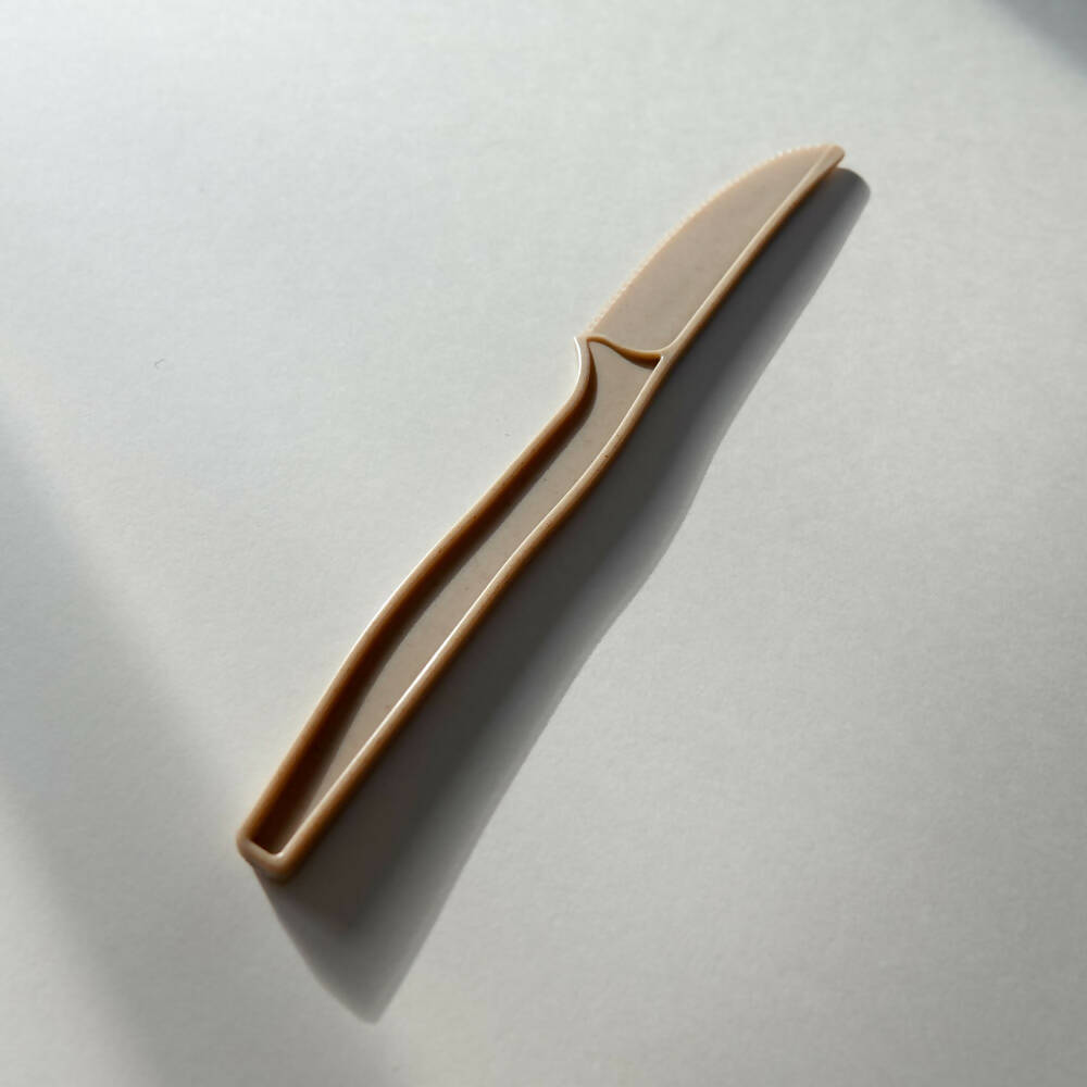 1000 Couteaux réutilisables en fibre de canne à sucre