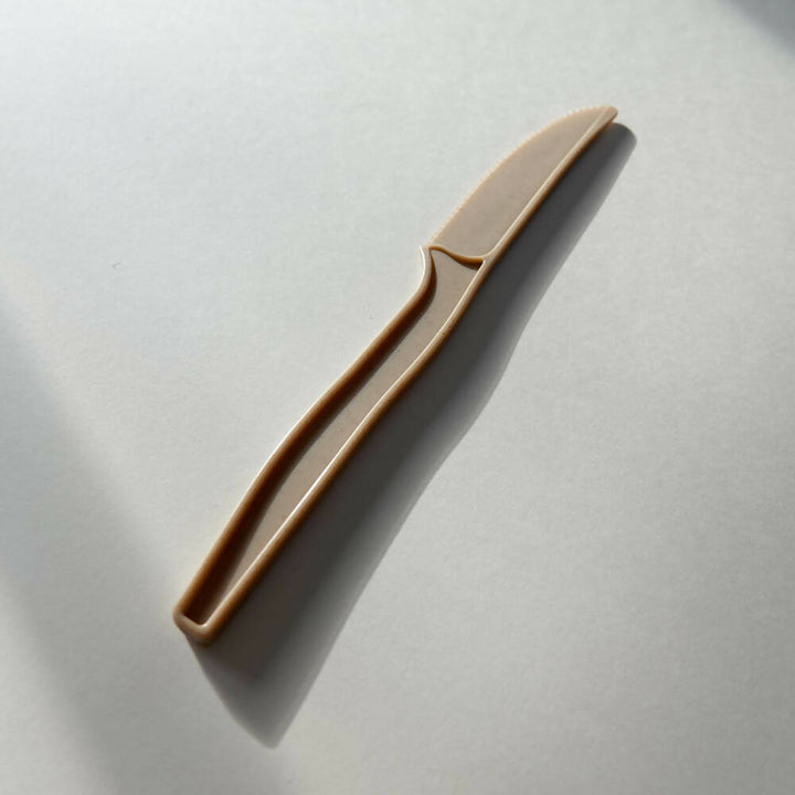 1000 Couteaux réutilisables en fibre de canne à sucre