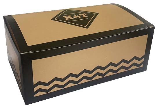 Boîtes poulet/chicken carton brun avec impression (300 unités)