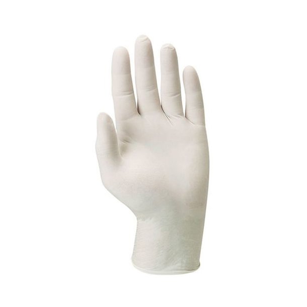 Gants en latex taille S 24 x 8,4 cm blanc à usage unique (1000 unités)