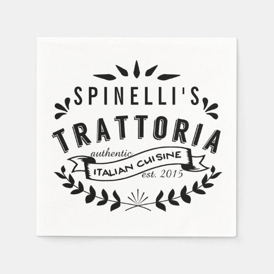 Serviettes blanches personnalisées 2 plis 39x39