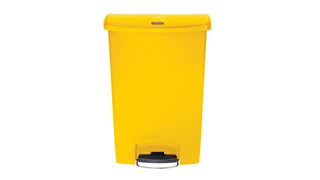 COLLECTEUR À PÉDALE SLIM JIM® 90 L JAUNE