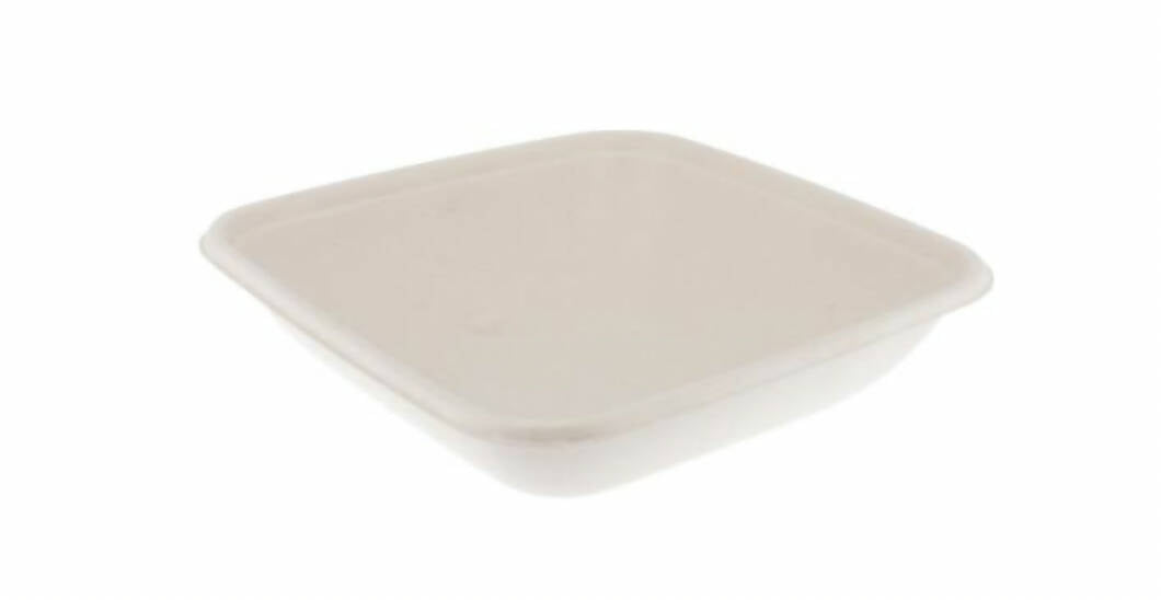 Saladier carré 800 ml en pulpe sans couvercle (400 unités)