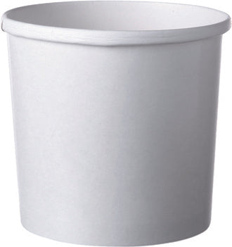 Pots à soupe 335 ml carton blanc/brun sans couvercle (500 unités)