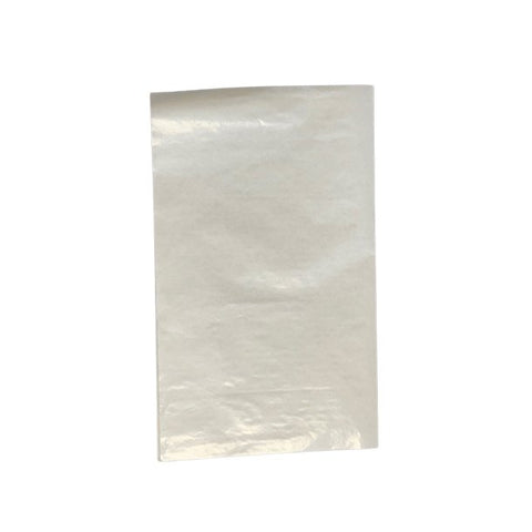 Papiers plastifié pour emballage snack blanc 25 x 32 cm