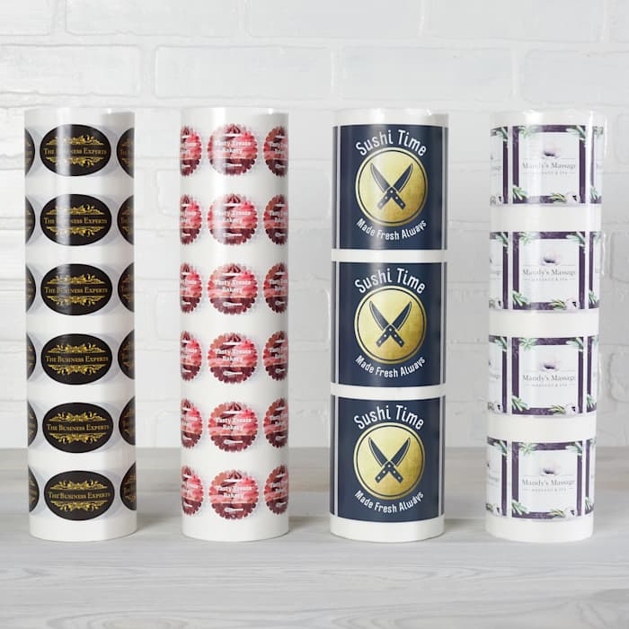 Étiquettes emballages à personnaliser avec votre logo
