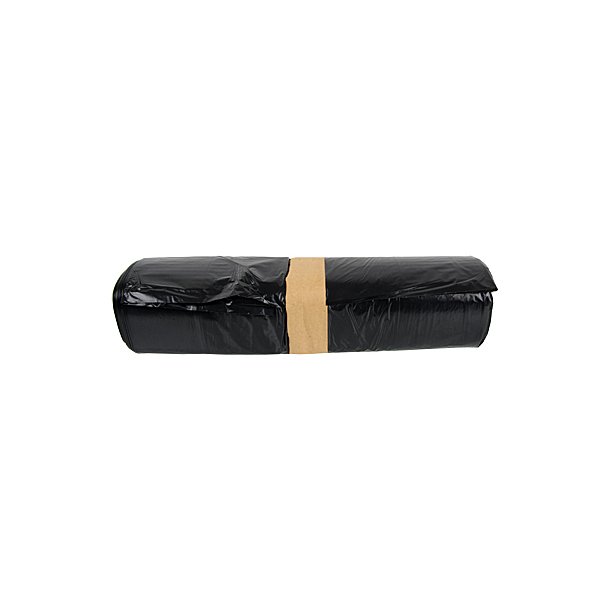 Sacs poubelle 76 x 70 cm 50 L en PET 40µ noir (250 unités)