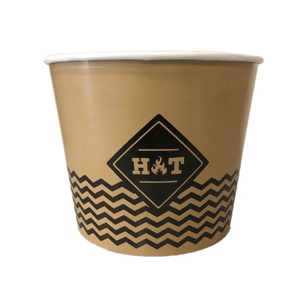 Seau poulet 3900 ml en carton Brun/noir (150 unités)