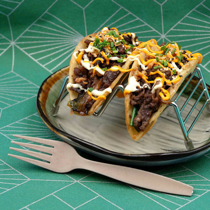 1000 Fourchettes réutilisables en fibre de canne à sucre