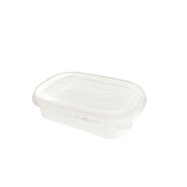 Bol kraft rectangulaire blanc 500 mL 17,3x12,1x4,1 (300 unités)