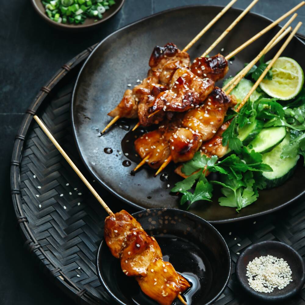 Pique à brochettes en Bambou 15cmxØ0,25