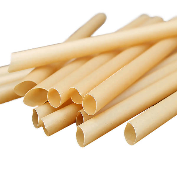 Pailles canne à sucre bubble tea 12X210 mm