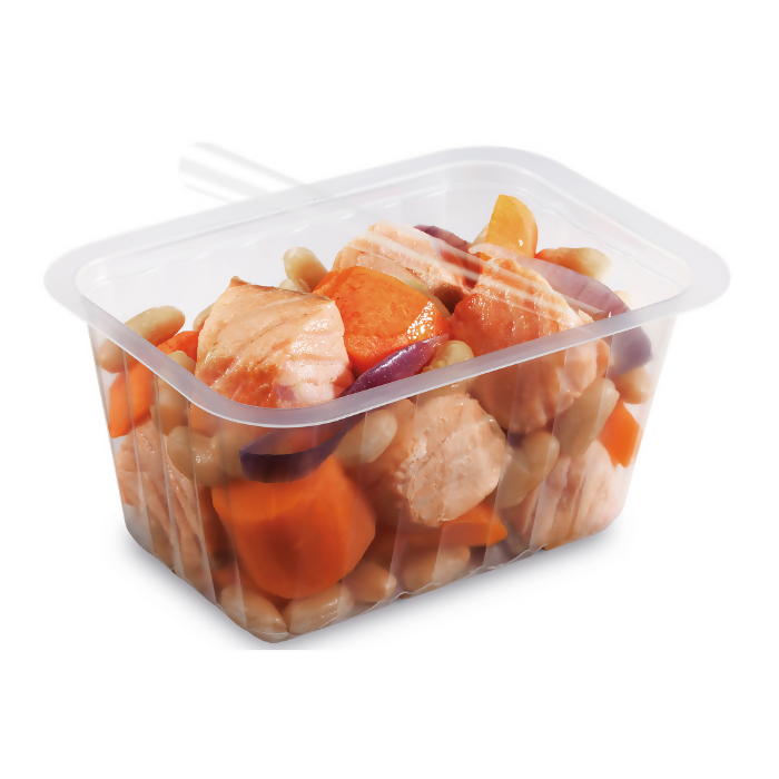 Barquette translucide scellable 500mL (1600 unités)