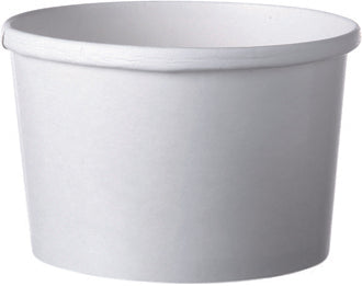 Bols à soupe 240 ml carton blanc/brun sans couvercle (500 unités)